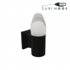 چراغ دیواری دکوراتیو لوکس یک‌طرفه فلزی مشکی ضد آب 5 وات FEC کد 6601