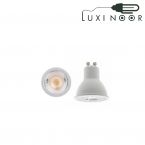 لامپ هالوژن پایه استارتی لنزدار gu10 دیمیبل 35 درجه شعاع مدل SH-GU10-7W Dimmable