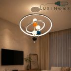 لوستر مدرن دوحلقه مدل P1435