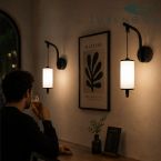 چراغ دیواری استوانه W4402
